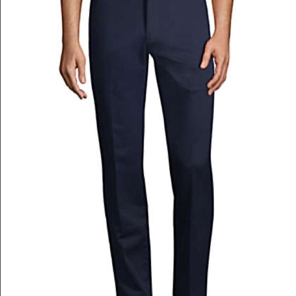 Land’s End Men’s Traditional Fit Dark Wash Cotton Denim Jeans 38 x 32” Black - Picture 10 of 15